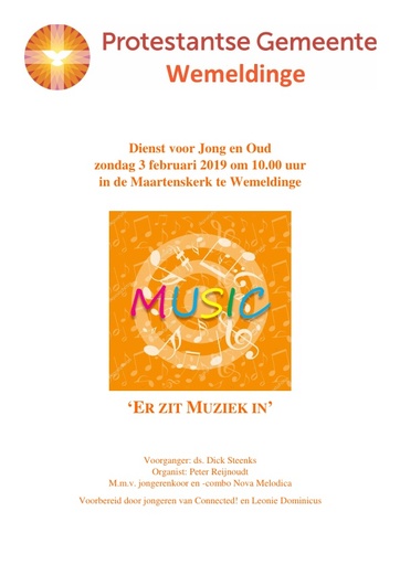 Orde van dienst 3 februari 2019