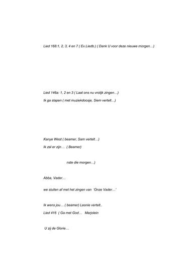 Orde van dienst 9 februari bij jong en oud dienst  9 febr  2025