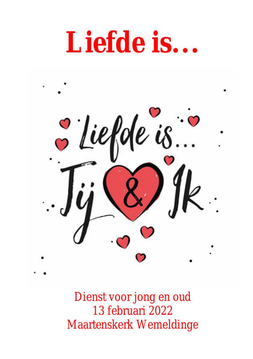 Liturgieboekje 13 februari 2022