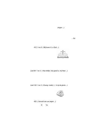 Orde van dienst 2 februari 2025