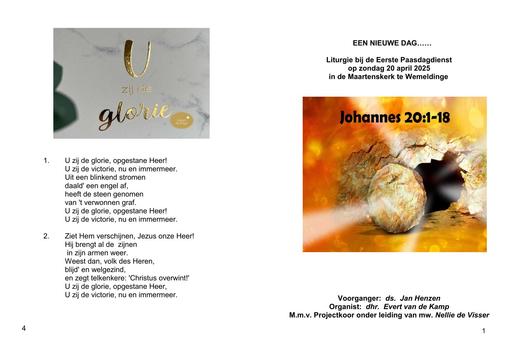 Paasliturgie 2025  boekje