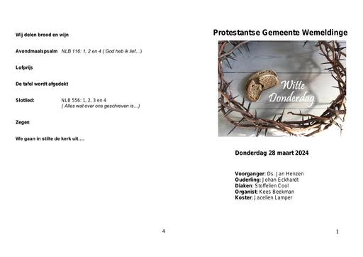 Witte Donderdag 2024 in boekvorm